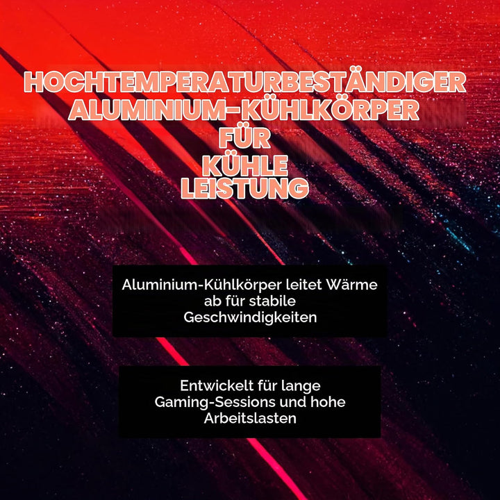 XPG ADATA GAMMIX S70 Blade 2TB PCIe Gen4x4 M.2 2280 SSD Schwarz- Heat Spreader- 3D-Grafikbearbeitung