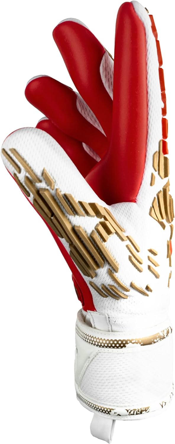 Reusch Unisex Jugend Torwarthandschuhe Attrakt Freegel Silver Junior mit Sehr Gutem Grip und Innenna