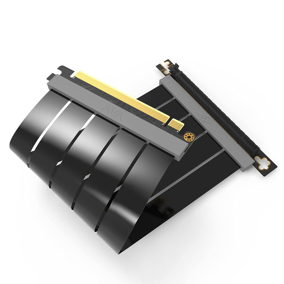 LINKUP - AVA PCIe 4.0 Gen 4 x16 Riserkabel - RTX 4090 RX7900 Ready - Steigere Deine Gaming-Performan