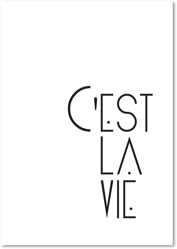 Feeby Frames, Leinwandbild, Bilder, Wand Bild, Wandbilder, Kunstdruck 70x100cm, BESCHRIFTUNGEN, C'ES