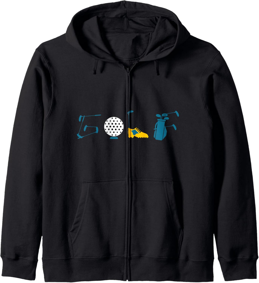 Love Golf Fun Golf Thema Geschenk Design Idee Kapuzenjacke