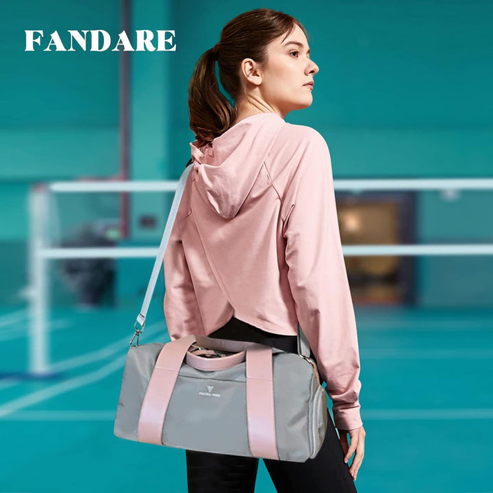 FANDARE Reisetaschen Handgepäck Sporttasche Übernachtung Sporttasche Handtasche Damen Herren Weekend