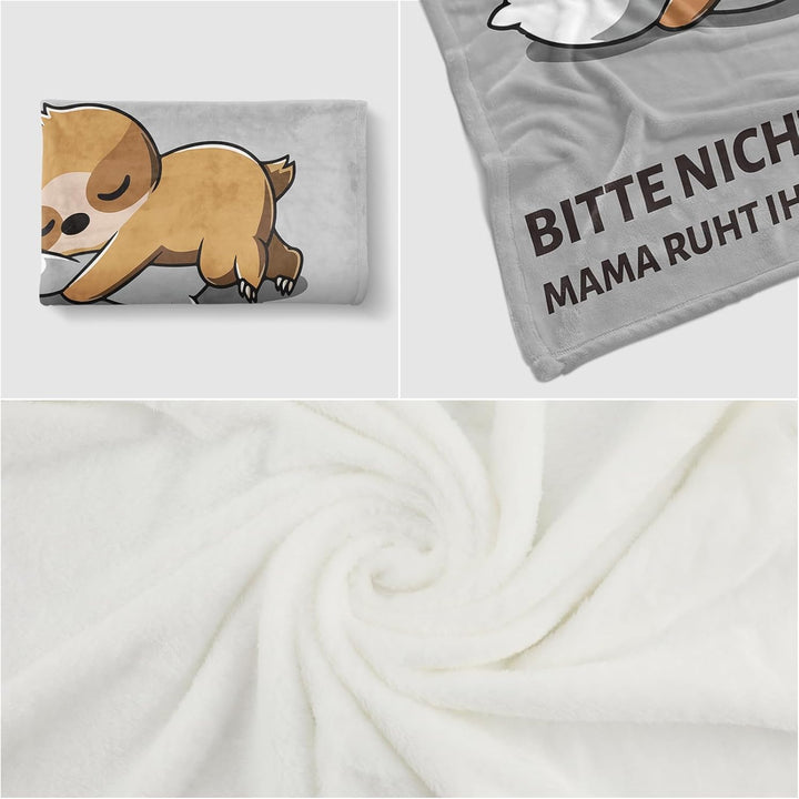 KAAYEE Geschenke für Mama, Weiche Decke Besondere Mama Geschenk zum Weihnachten Geburtstag Muttertag