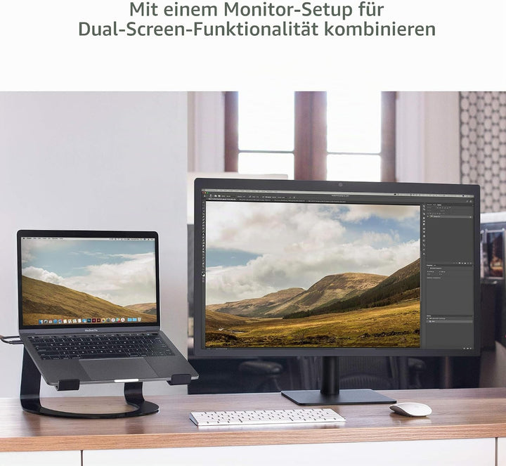 Twelve South Curve Laptopständer für MacBook und Notebooks | Ergonomischer, belüfteter Notebook Stan