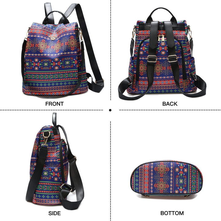 shepretty Damen Rucksack Anti Diebstahl Umhängetasche Multifunktions Schultaschen 8864-m266-a M, 886