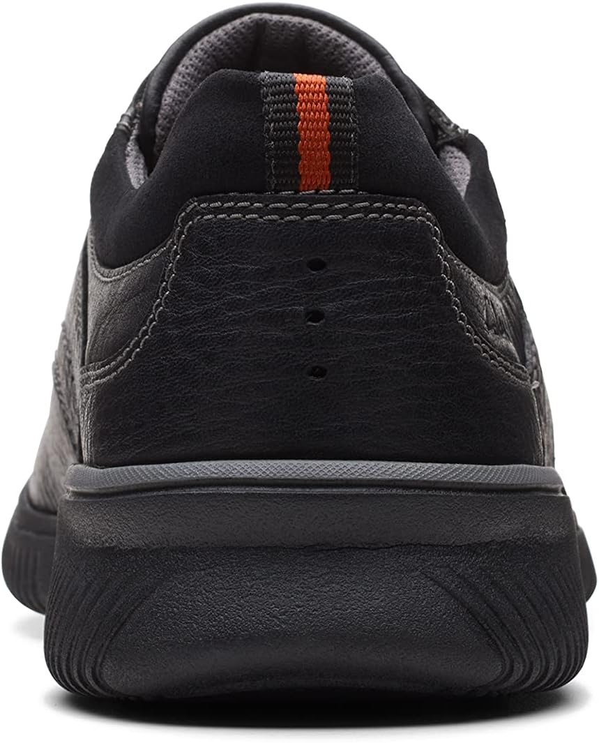 Clarks Herren Donaway Edge Oxford 41.5 EU Black Leather, 41.5 EU Black Leather