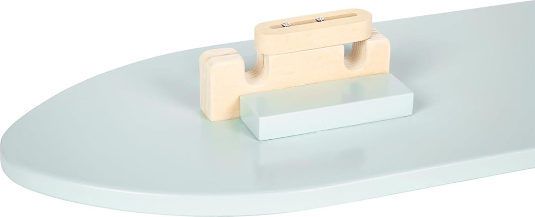 small foot Bügelbrett mit Bügeleisen aus Holz, höhenverstellbar und klappbar, Spielzeug für Kinder a