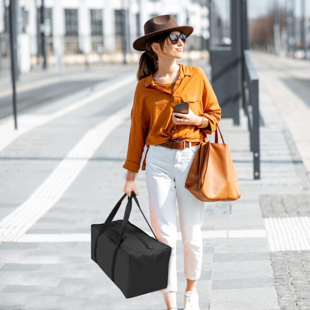 INFANZIA 53L Kleine Sporttasche, Faltbare Reisetasche, Wasserdicht Handgepäck Wochenende Tasche für