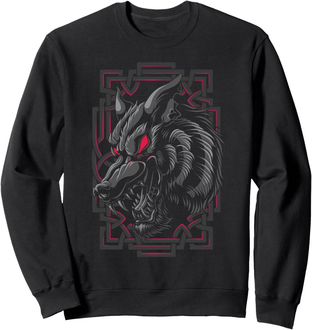 Wikingerzeit - Fenrir Wolf Fenris-Wolf - nordische Mythologie Sweatshirt