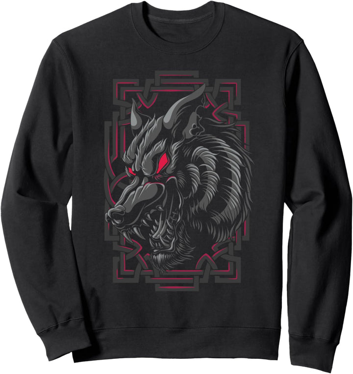 Wikingerzeit - Fenrir Wolf Fenris-Wolf - nordische Mythologie Sweatshirt