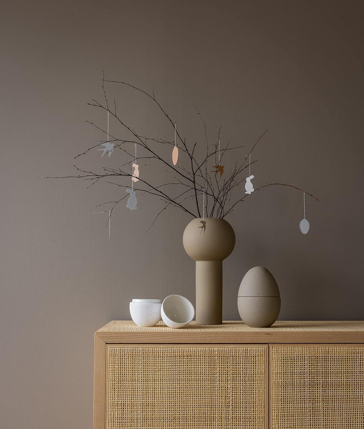 Cooee Design Bonboniere, Ceramic, Sand, 18cm