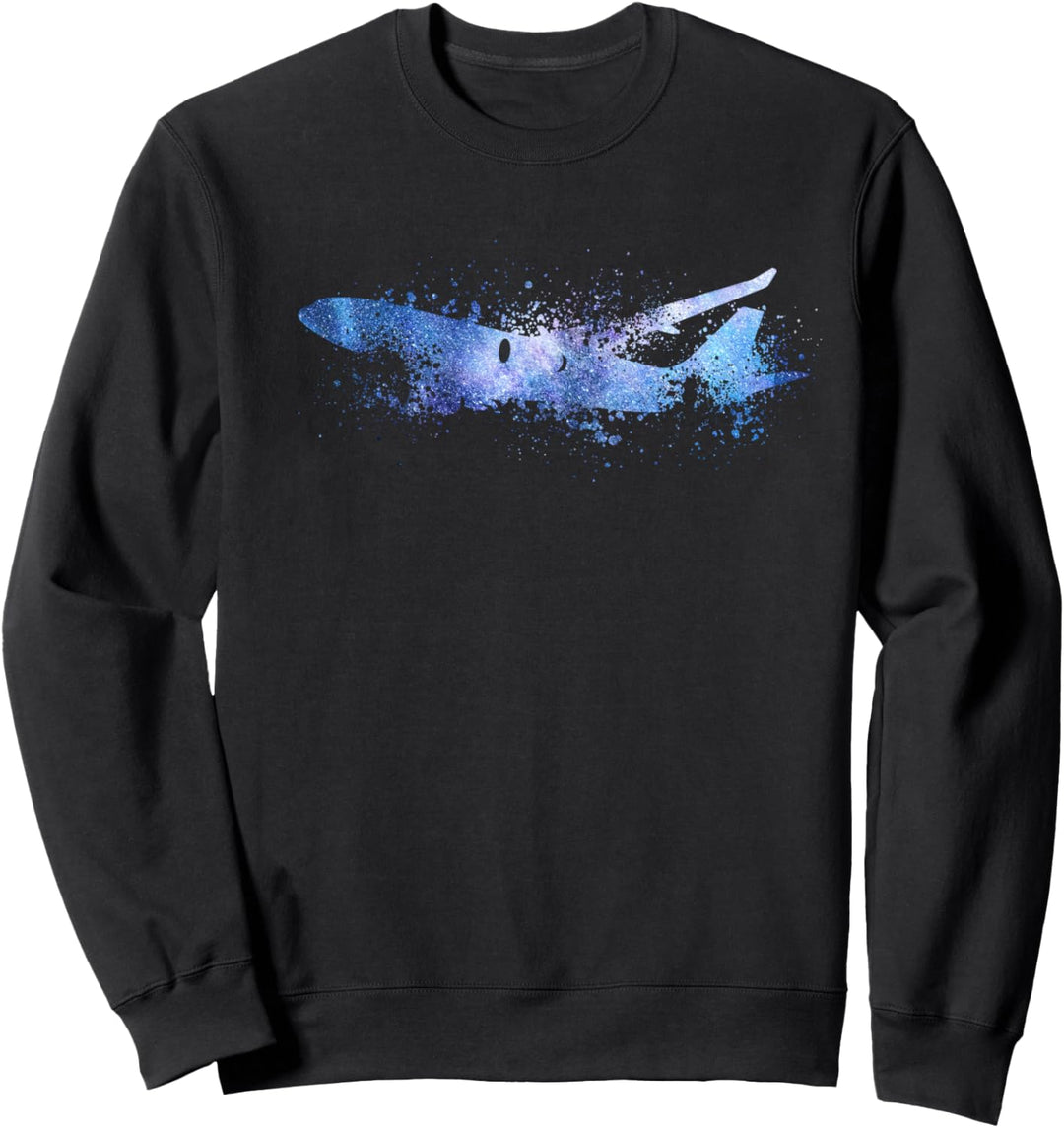 Geschenk für Fluglotse Pilot | Herren Vintage Flugzeug Sweatshirt