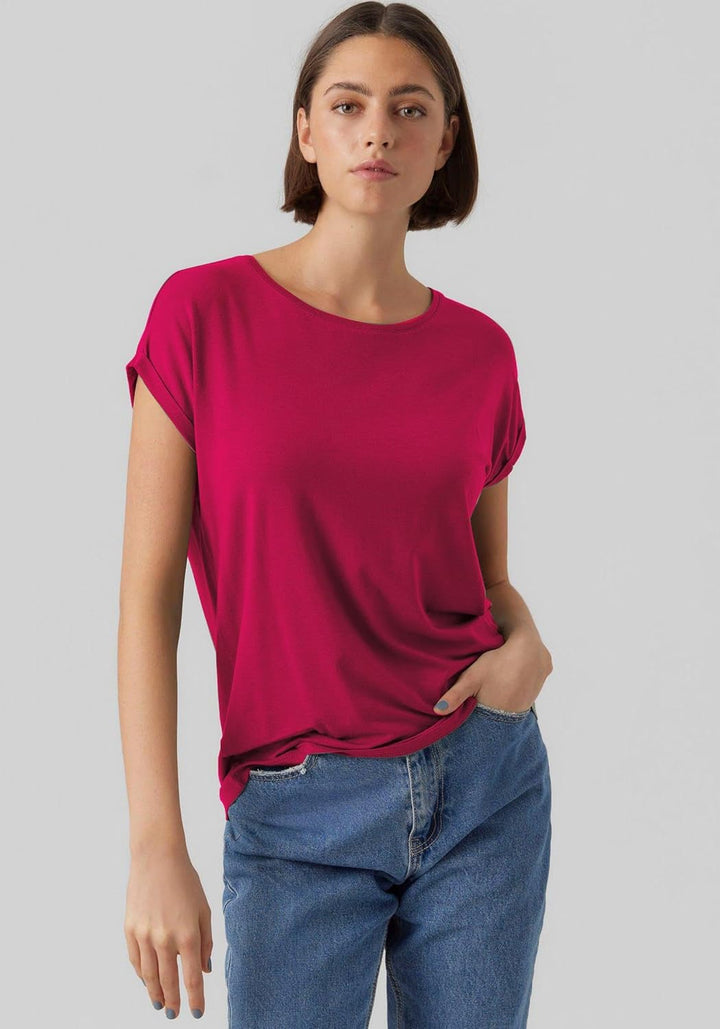 VERO MODA Damen Vmbianca Sl Tank Top Noos T-Shirt XS 3er Pack (Golden Yellow, Bright Rose, Moroccan
