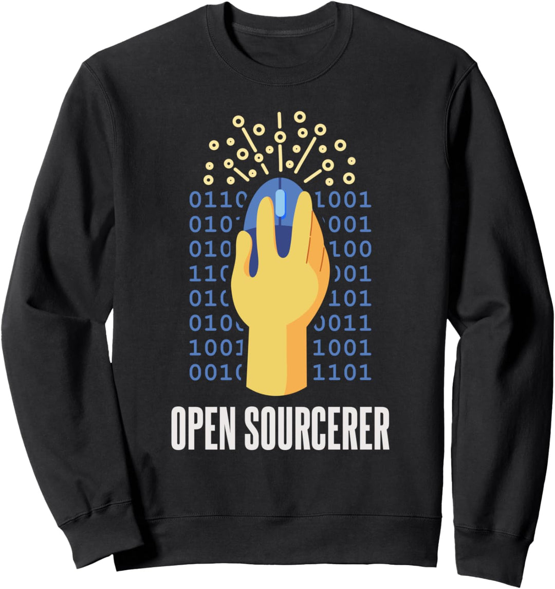 Open Sourcerer I Open Source Software Programmierer Geschenk Sweatshirt