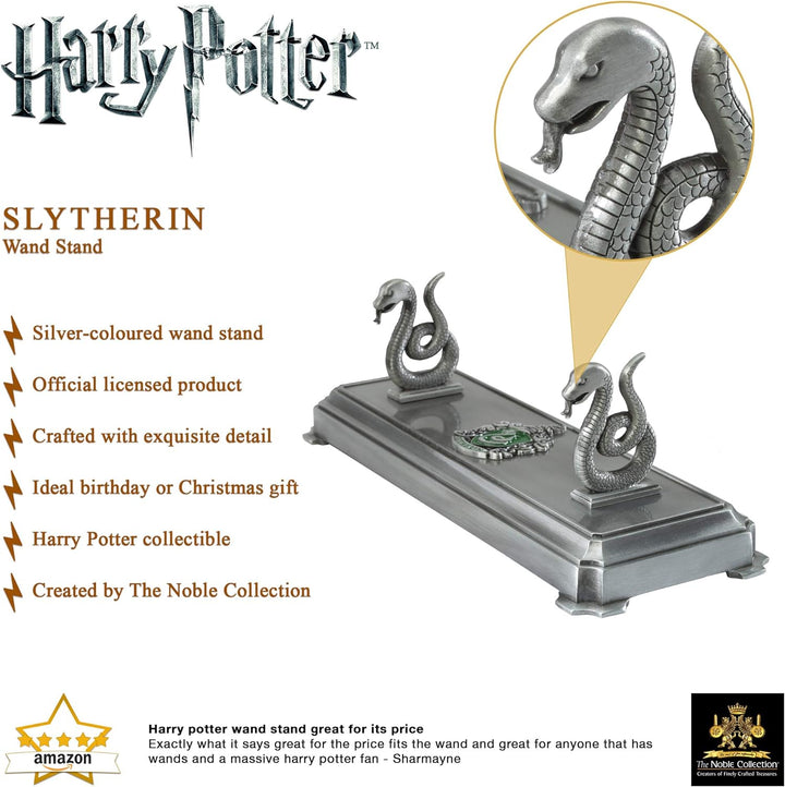 Harry Potter The Noble Collection Slytherin Wand Stand