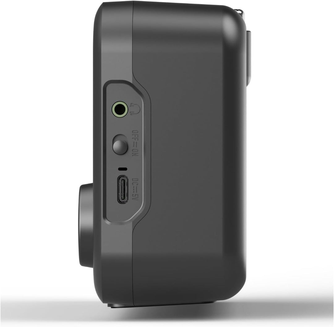 Blaupunkt DR8BK Tragbares DAB+ UKW-Radio, Bluetooth 5.3, 2,4 Zoll Farbdisplay, 1800 mAh USB-C-Akku,
