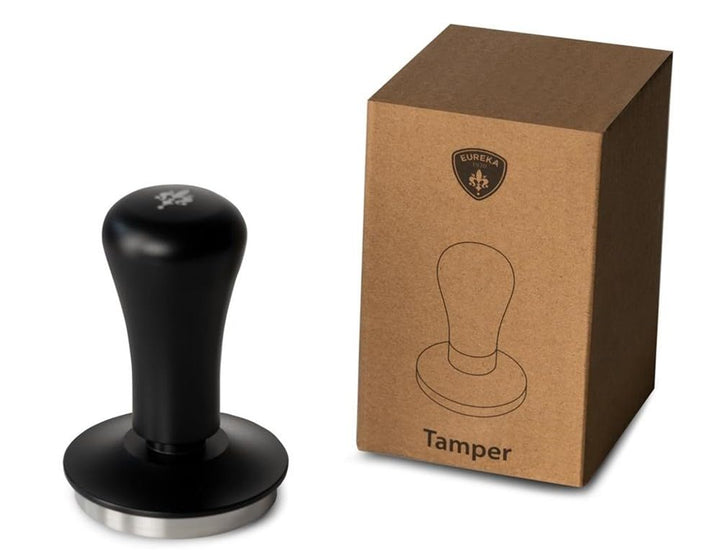 Eureka dynamometrischer Tamper Ø 58mm Easy Espresso aus Edelstahl schwarz