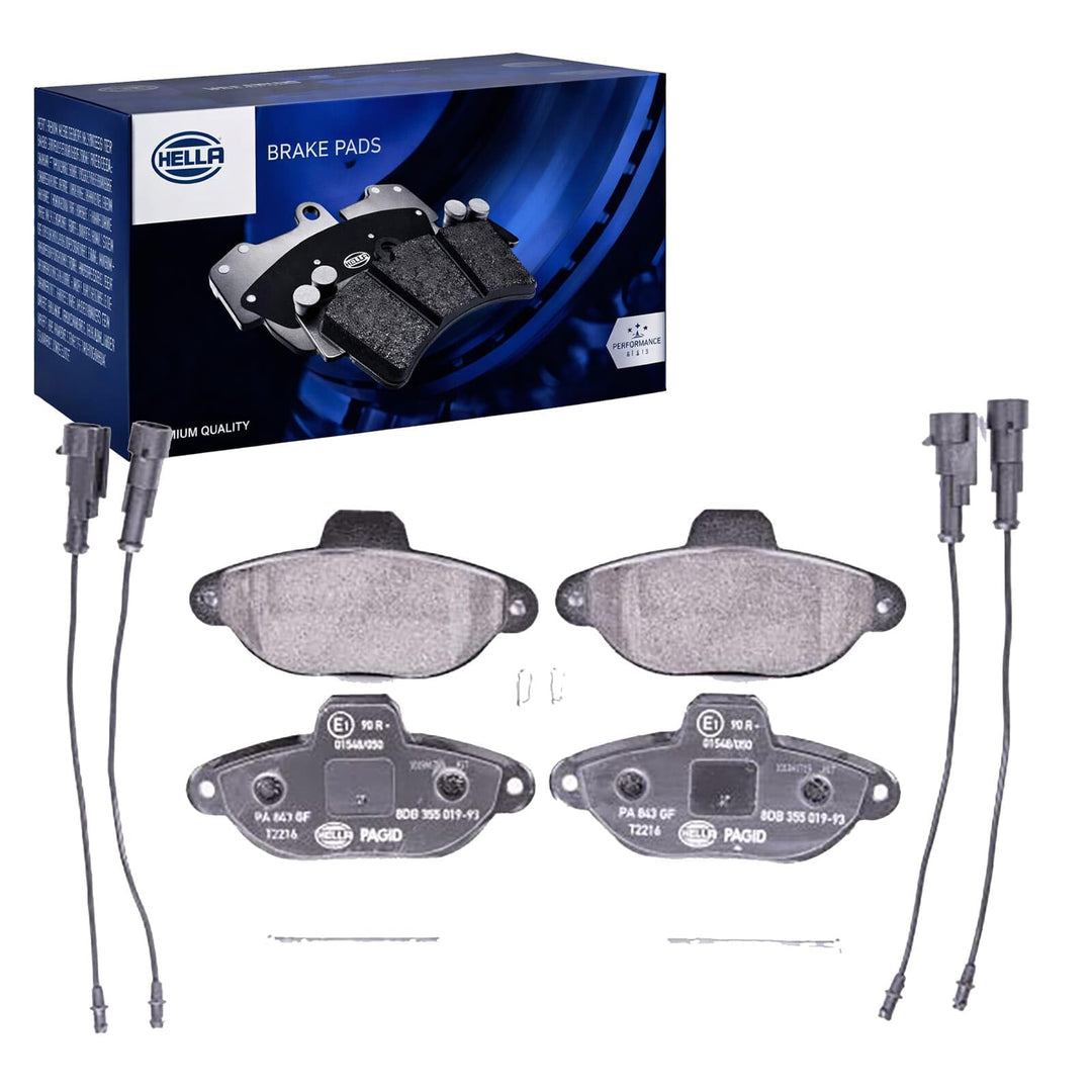 HELLA PAGID 8DB 355 019-931 Bremsbelagsatz - T2216 - Dicke/Stärke: 17mm - Bremssystem: Bendix - inkl