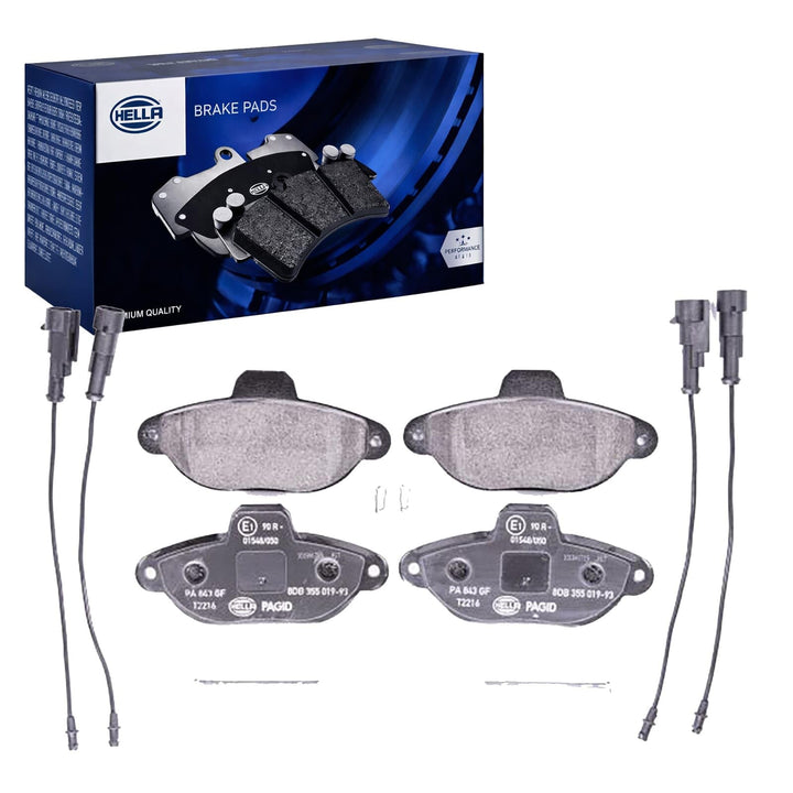 HELLA PAGID 8DB 355 019-931 Bremsbelagsatz - T2216 - Dicke/Stärke: 17mm - Bremssystem: Bendix - inkl