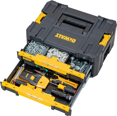 Dewalt DWST1-70706 T STAK-Box IV Doppelschubladen-Werkzeugbox (mit herausnehmbaren Innenteilern)