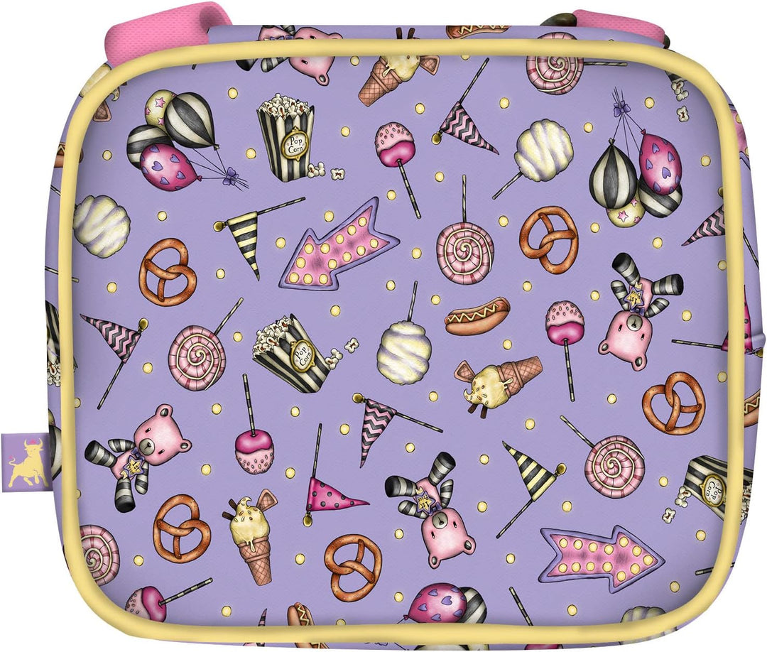 safta 1039GJ10 Mini-Schultertasche Gorjuss Fairground First Prize 16,5 x 15 x 6,5 cm, bunt