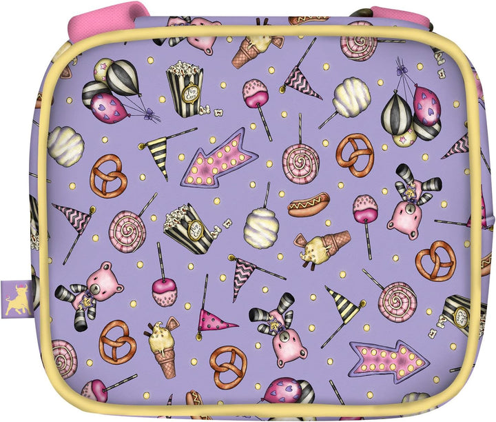 safta 1039GJ10 Mini-Schultertasche Gorjuss Fairground First Prize 16,5 x 15 x 6,5 cm, bunt