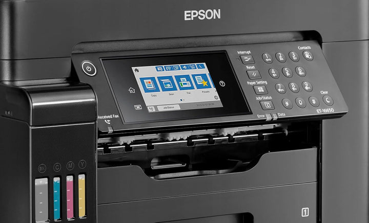 Epson EcoTank L15150 Tintenstrahldrucker A3+ 4800 x 2400 DPI 32 Seiten pro Minute, WLAN Schwarz einh