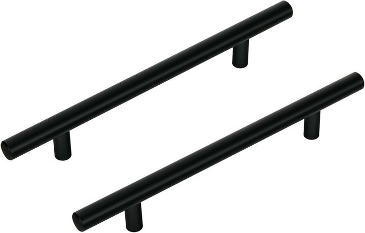 KoKoBin 20 Stück Edelstahl schwarz Schrankgriffe Möbelgriffe 128mm Lochabstand Schubladen Griffe Zin