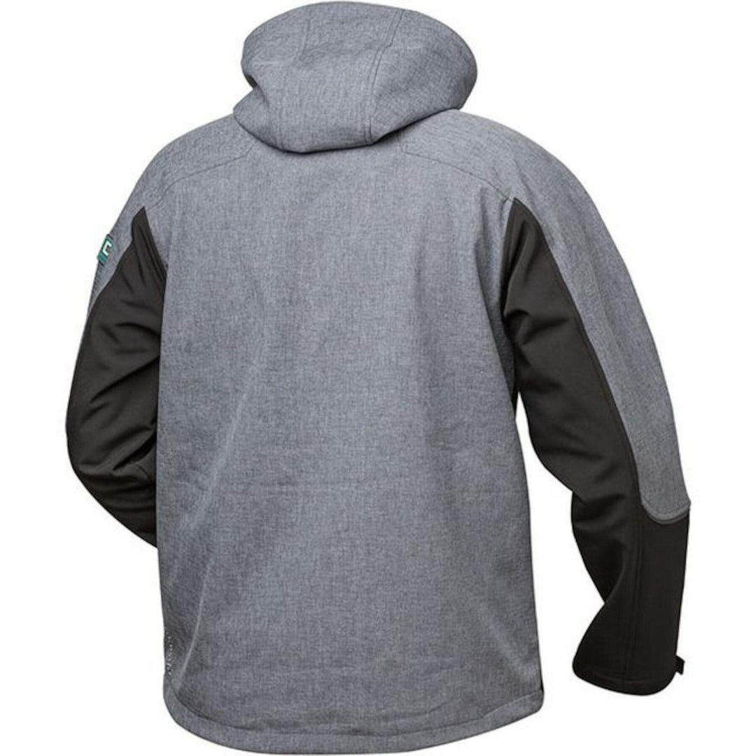 Softshelljacke Tau grau (reflektierend)/schwarz Gr. XXL, XXL