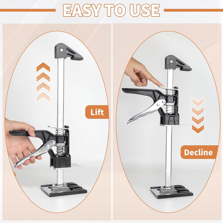DBREAKS 3-in-1 Multi Arbeitssparender Arm mit Skala, 2Pcs 38CM Multifunktionale Handhebewerkzeug Bis