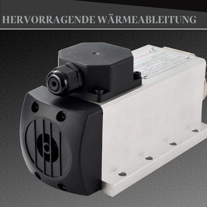 CNC-Spindelmotor-Set, 220 V, 1,5 kW, ER16, luftgekühlter Spindelmotor, quadratisch, CNC-Motor + 220