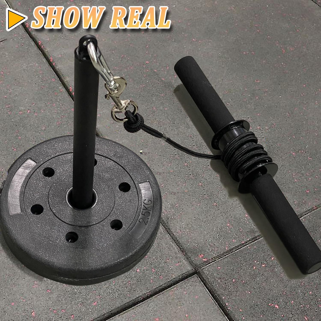 Unterarmtrainer Hochwertiger Handgelenkroller Profi Hand und Handgelenkstrainer Gym Wrist Curl Exerc