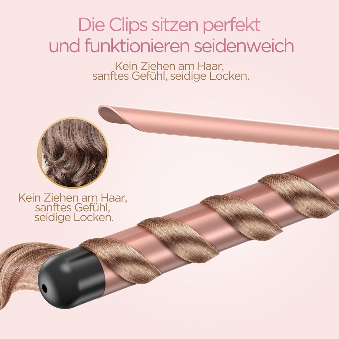 BESTOPE PRO 25mm Lockenstab, Lockenstab Grosse Llocken, Multi-Temperatur, Verlängerung Design Hair C