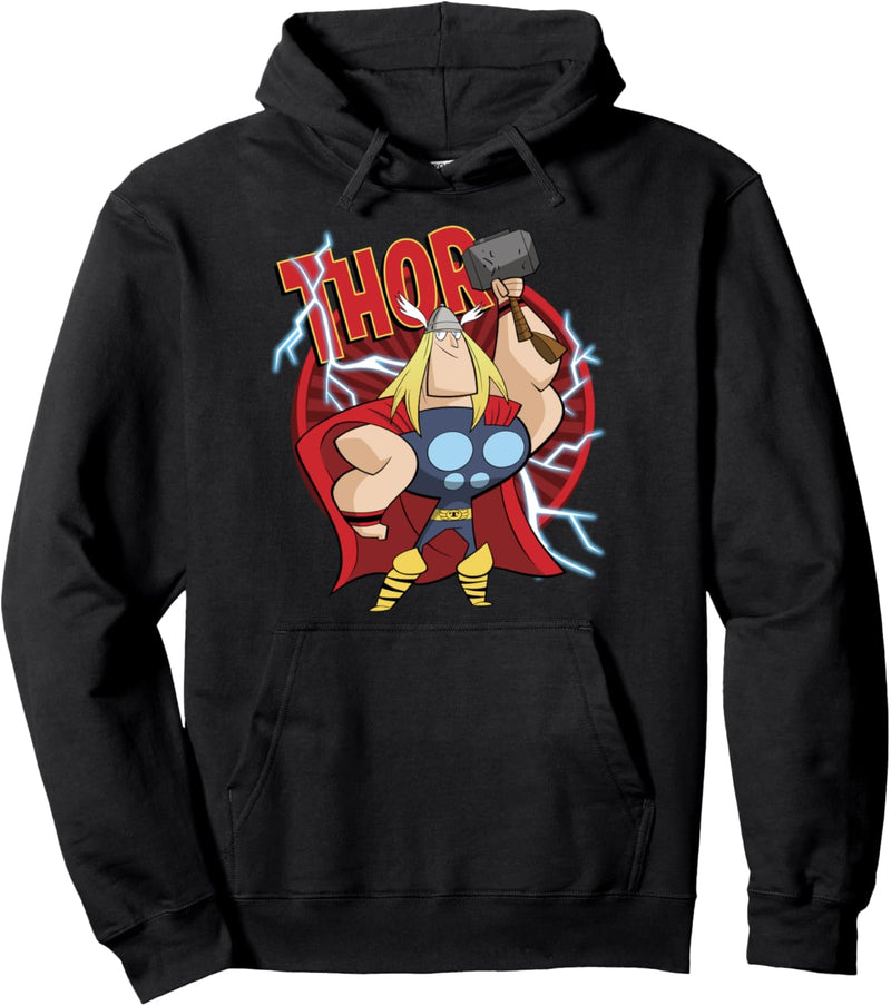 Marvel Avengers Thor Lightning Doodle Pullover Hoodie