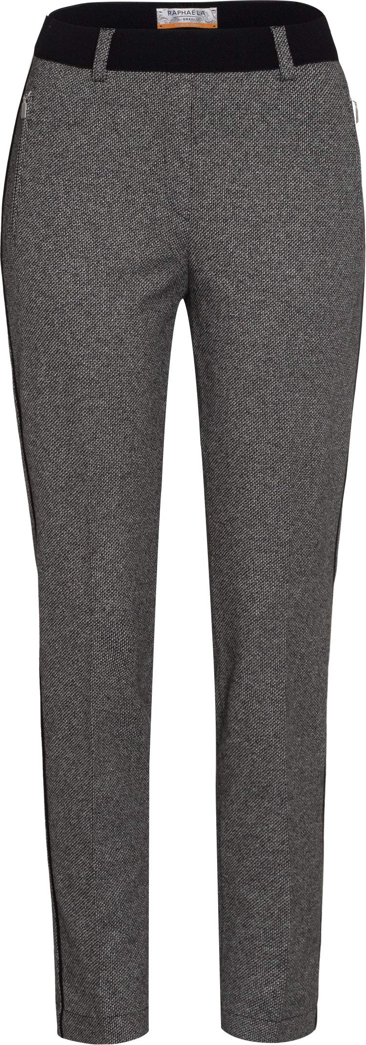 Raphaela by Brax Damen Style Lillyth Line Rundum Schlupf Jersey Super Slim Hose 42W / 32L Schwarz, 4
