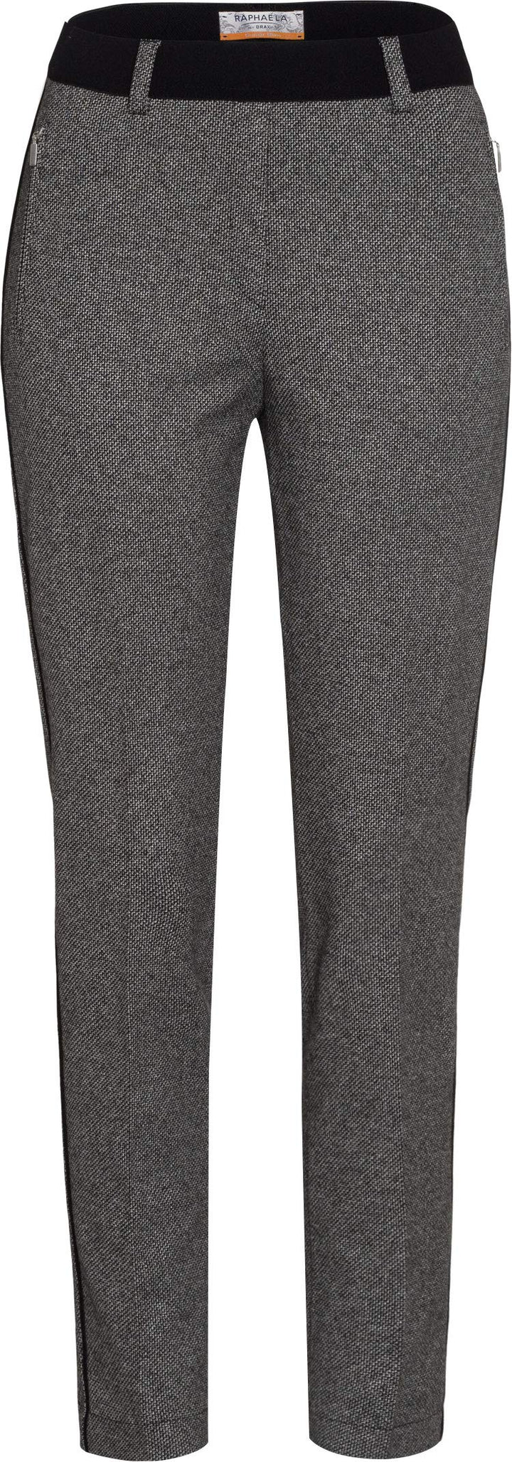 Raphaela by Brax Damen Style Lillyth Line Rundum Schlupf Jersey Super Slim Hose 42W / 32L Schwarz, 4
