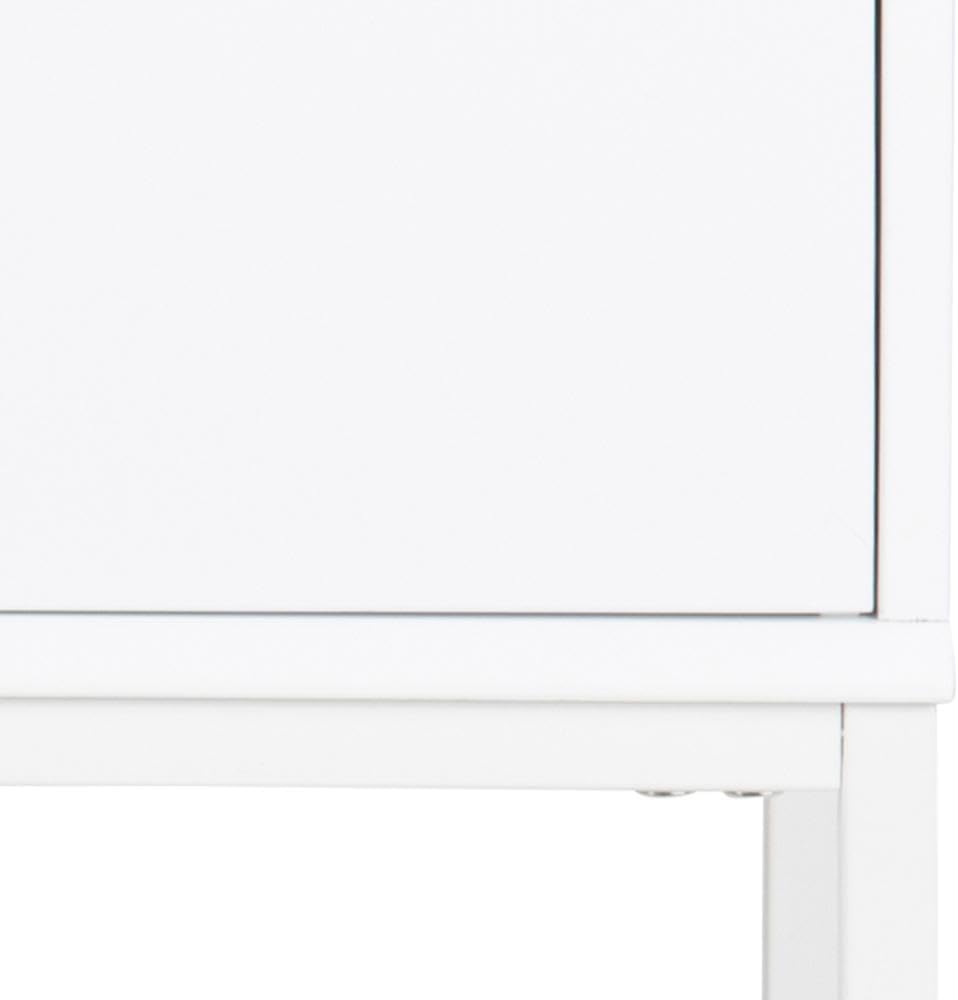 AC Design Furniture Mariela Nachttisch, MDF, weiss, L: 30 x W: 40 x H: 61.5 cm, Weiss