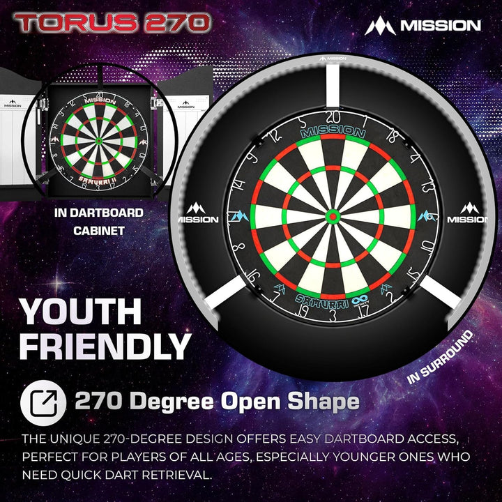 Mission Torus 270 LED Bronze Dart Beleuchtung