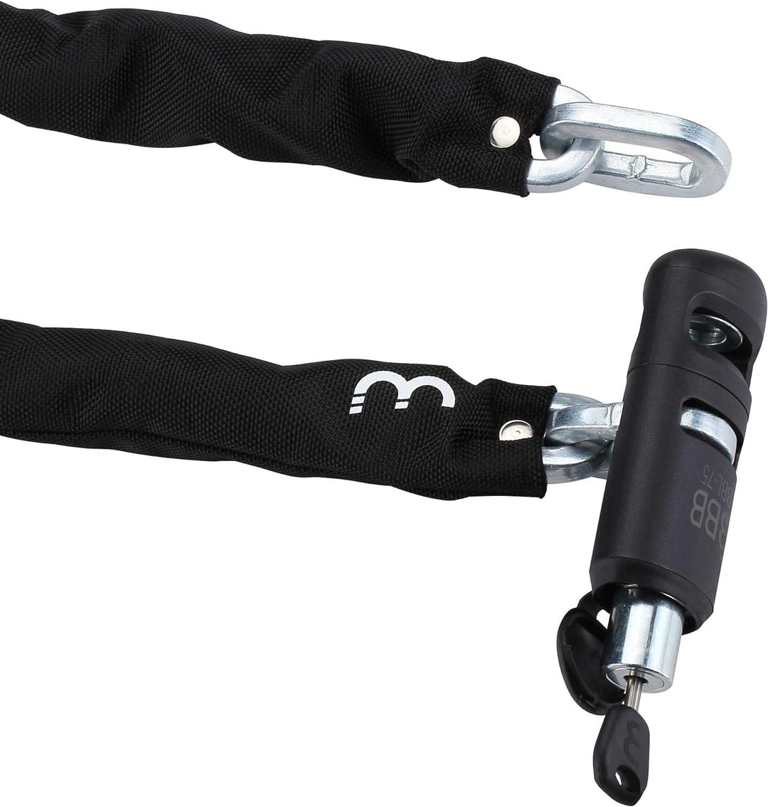 BBB Cycling Fahrradschloss mit Schlüssel SecureChain ART-2 und Sold Secure Silver Zertifiziert Hochs