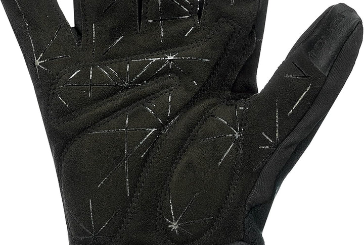 Roeckl Waldau Damen Winter Fahrrad Handschuhe lang schwarz/grün 2023: Grösse: 8.5