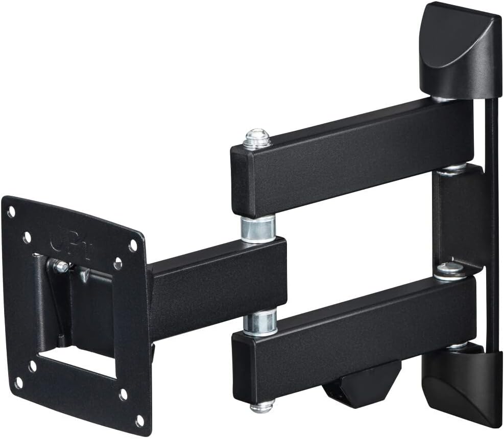 Hama TV Wandhalterung Schwenkbar, Neigbar (10 - 26 Zoll TV/Monitor Halterung für Bildschirme bis zu