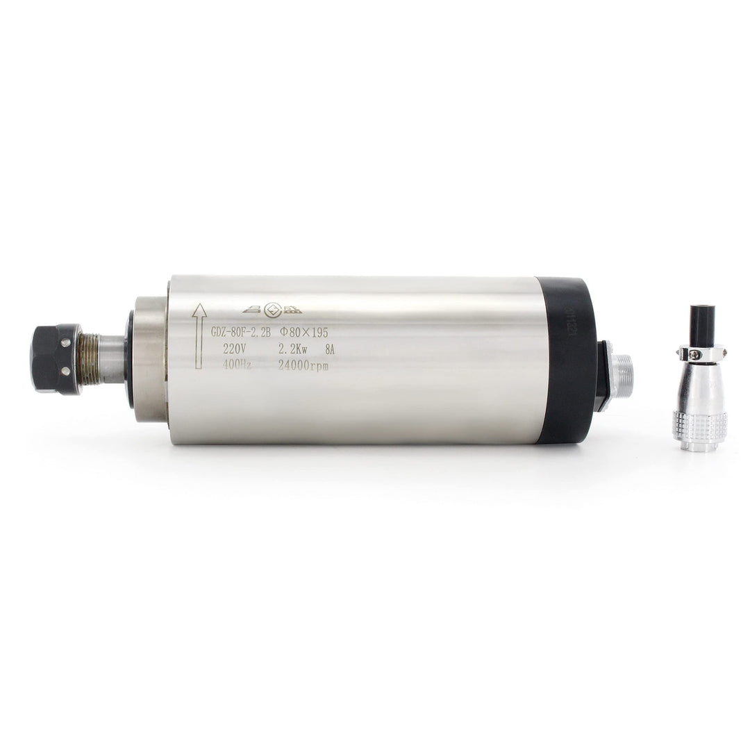 RATTMMOTOR 2.2kw Luftgekühlter Spindelmotor 220V Luftkühlung Frässpindel CNC Spindel Motor 4000rpm E