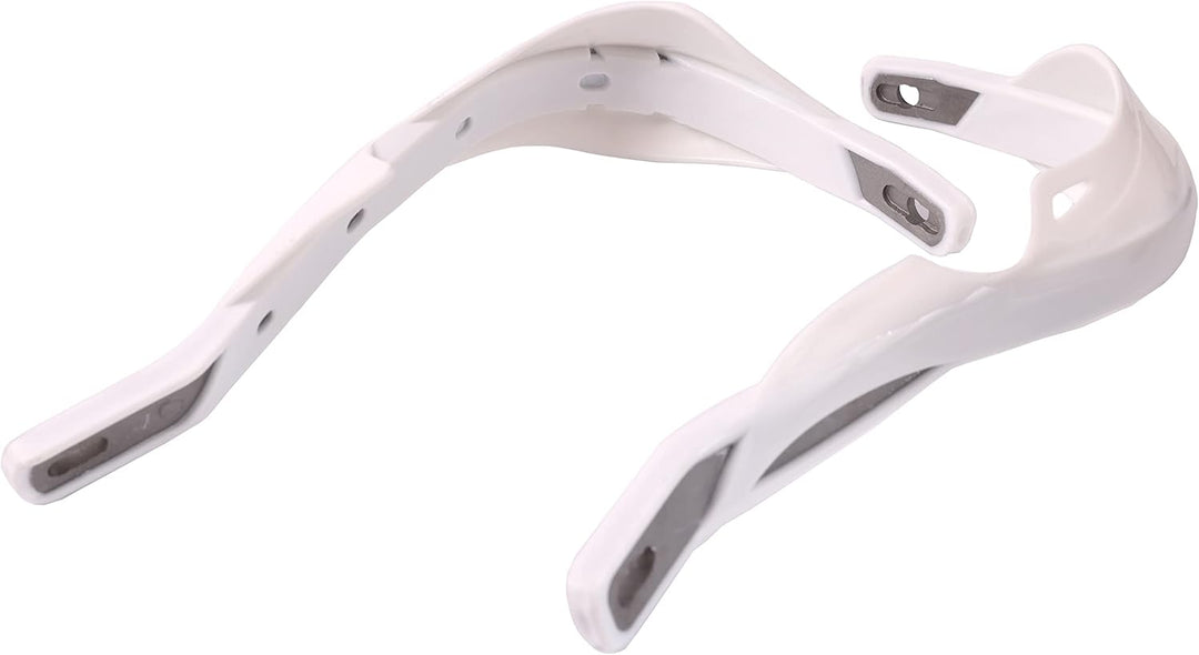 Paar Weiss Universal Motorrad Handschützer 22mm 7/8", Weiss