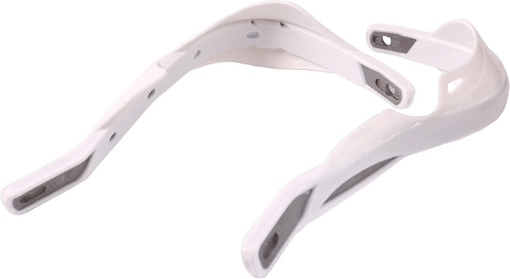 Paar Weiss Universal Motorrad Handschützer 22mm 7/8", Weiss