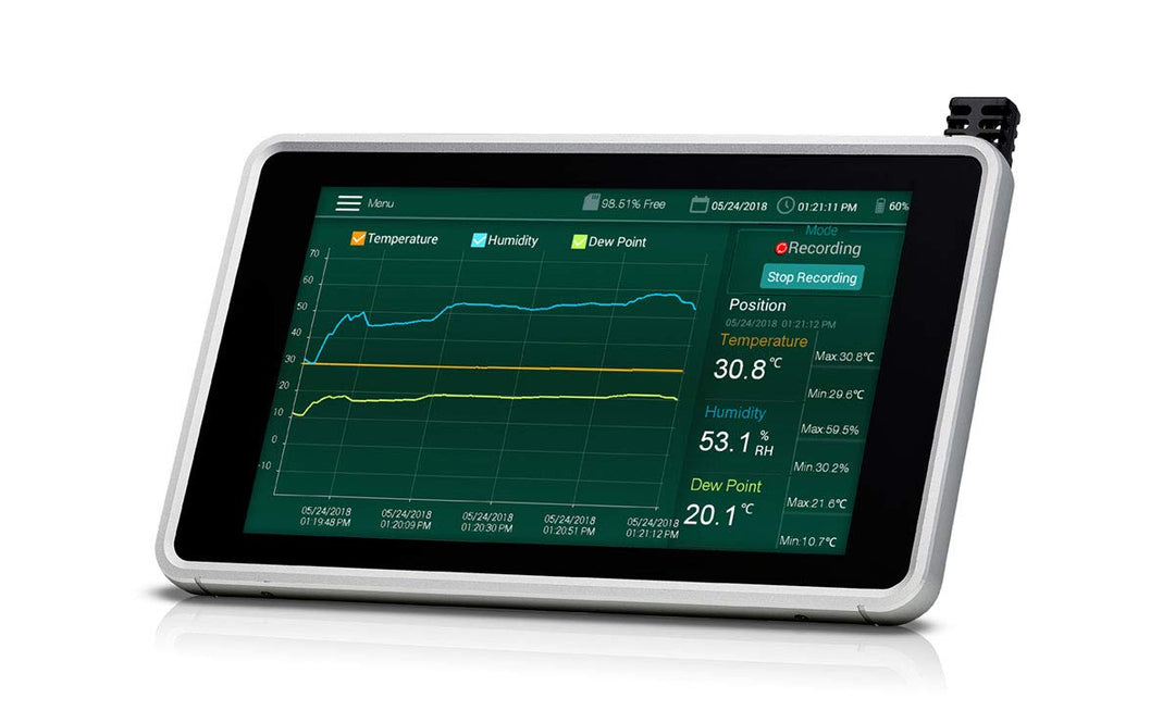 Extech RH550 Luftfeuchtemessgeraet (Hygrometer) 10% rF 95% rF Datenloggerfunktion, Taupunkt-/Schimme