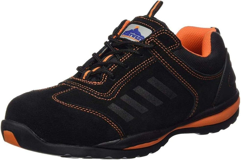 Portwest Steelite Lusum Sicherheits-Trainer S1P HRO, Grösse: 36, Farbe: Orange, FW34ORR36 36 EU Oran