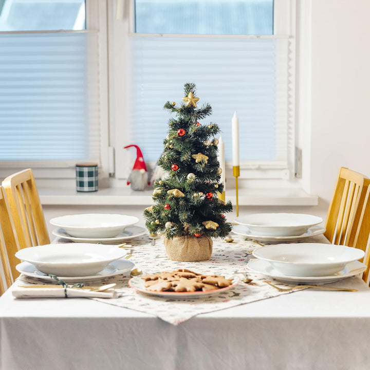 Creative Home Kleiner Weihnachtsbaum Tannenbaum Künstlich | 40 cm | Künstlicher Weihnachtsbaum Deko