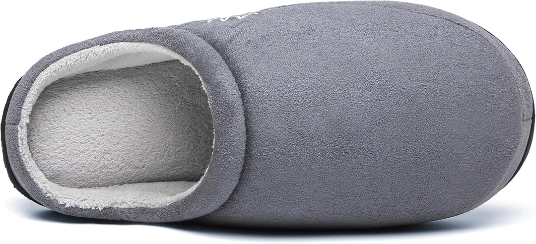 Mishansha Herren Damen Warme Hausschuhe Winter Memory Foam Plüsch Pantoffeln rutschfest Slippers,Gr.
