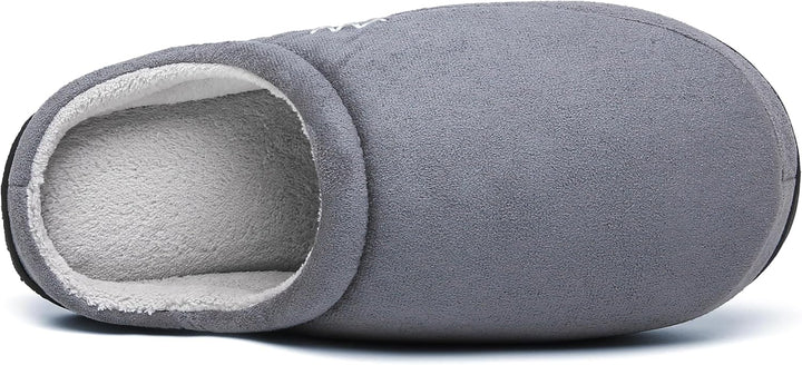 Mishansha Herren Damen Warme Hausschuhe Winter Memory Foam Plüsch Pantoffeln rutschfest Slippers,Gr.