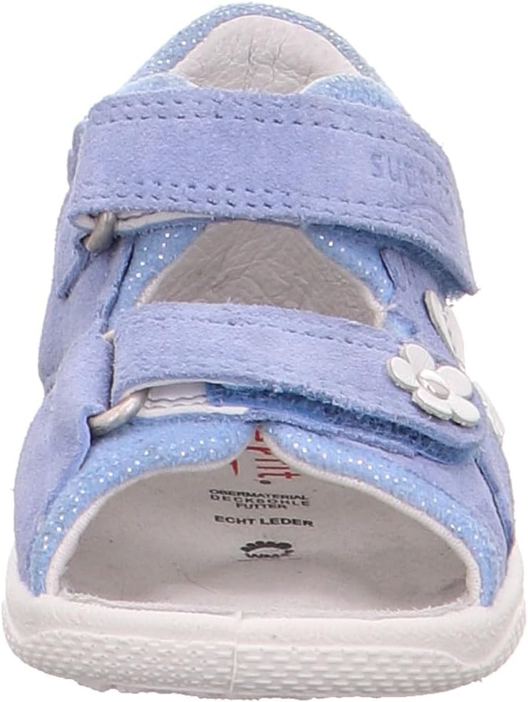 Superfit Baby - Mädchen Polly Sandalen 18 EU Hellblau 8500, 18 EU Hellblau 8500